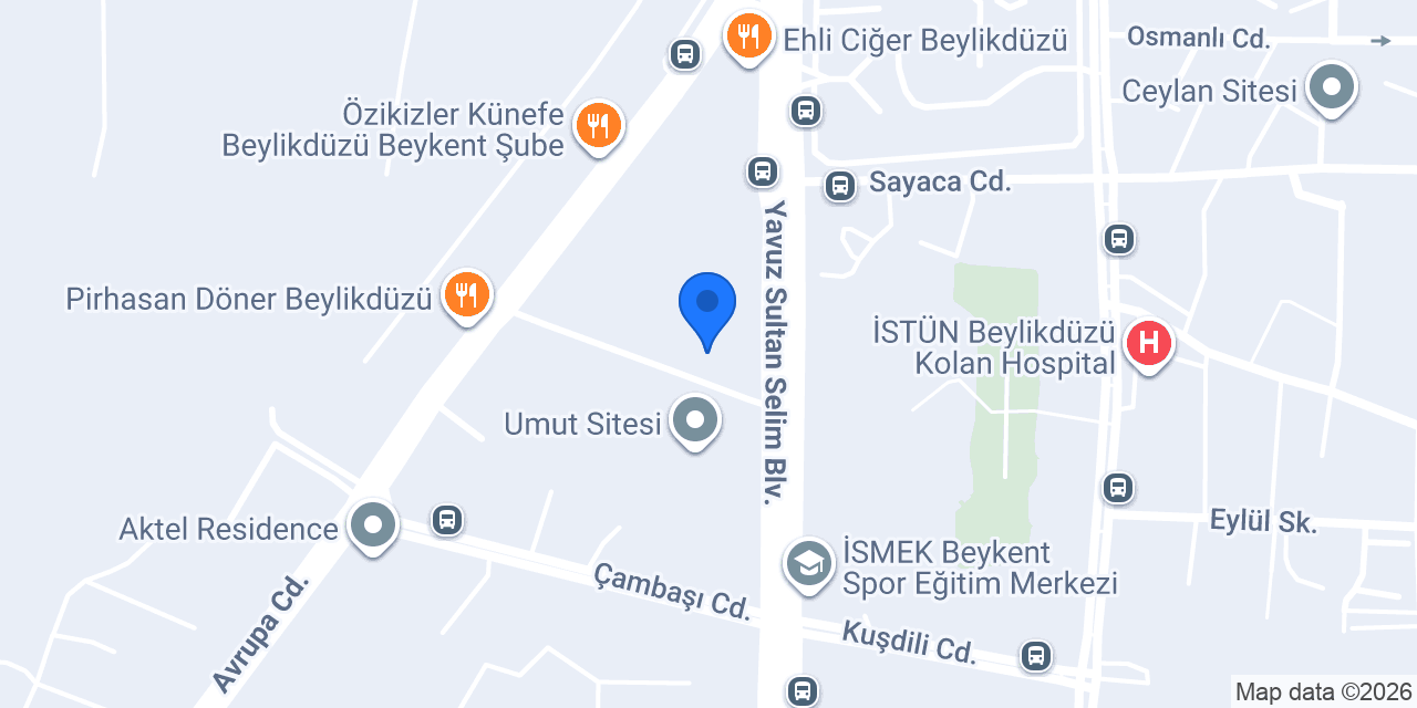Elit Life Residence konumu