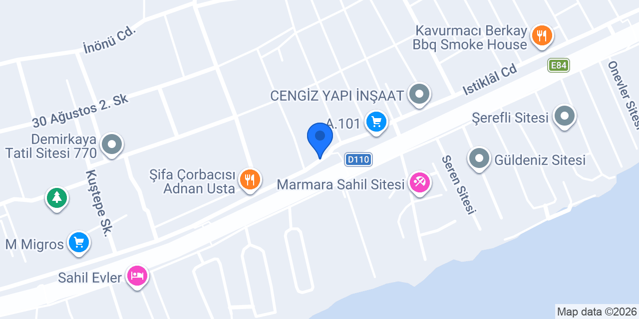 Pizza bank konumu