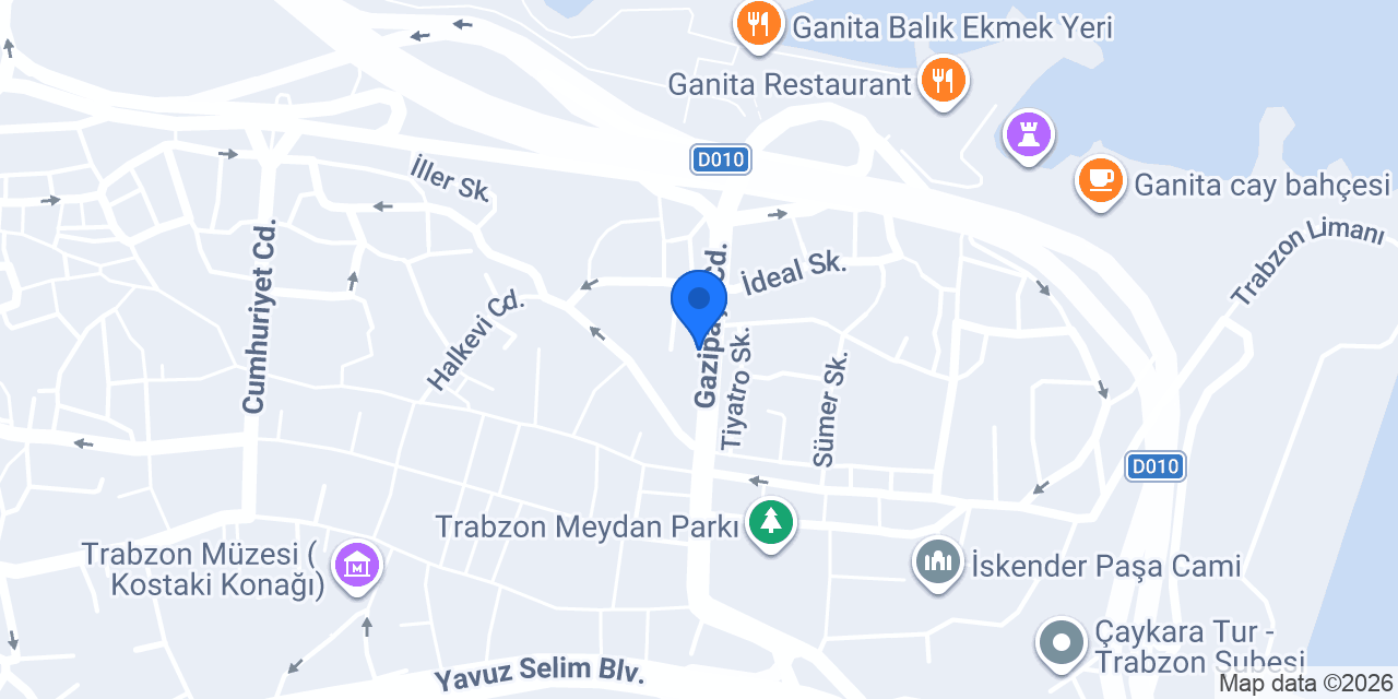 Anadolubank Trabzon Şubesi konumu