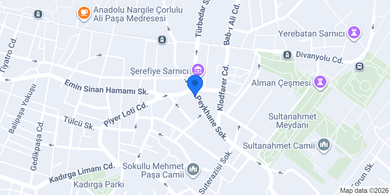 Sultanahmet Eczanesi konumu