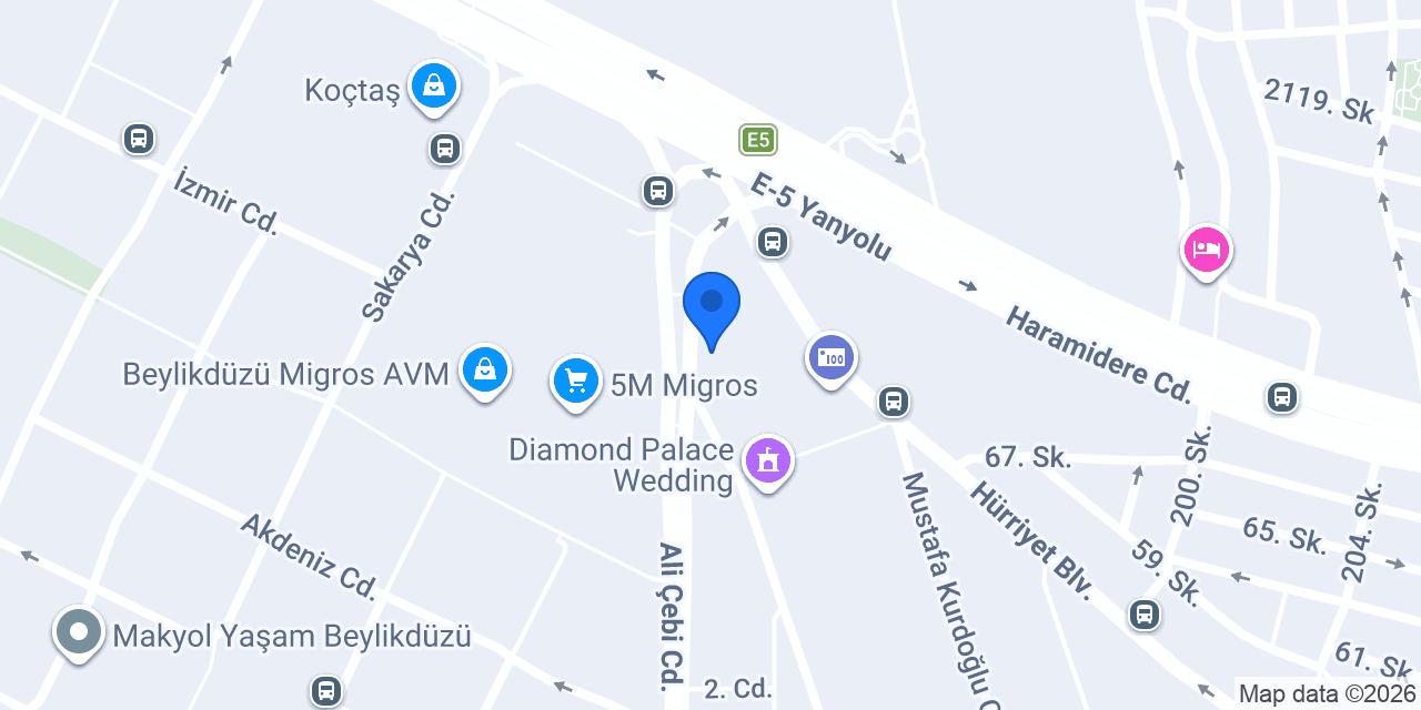ING - Beylikdüzü Şubesi konumu