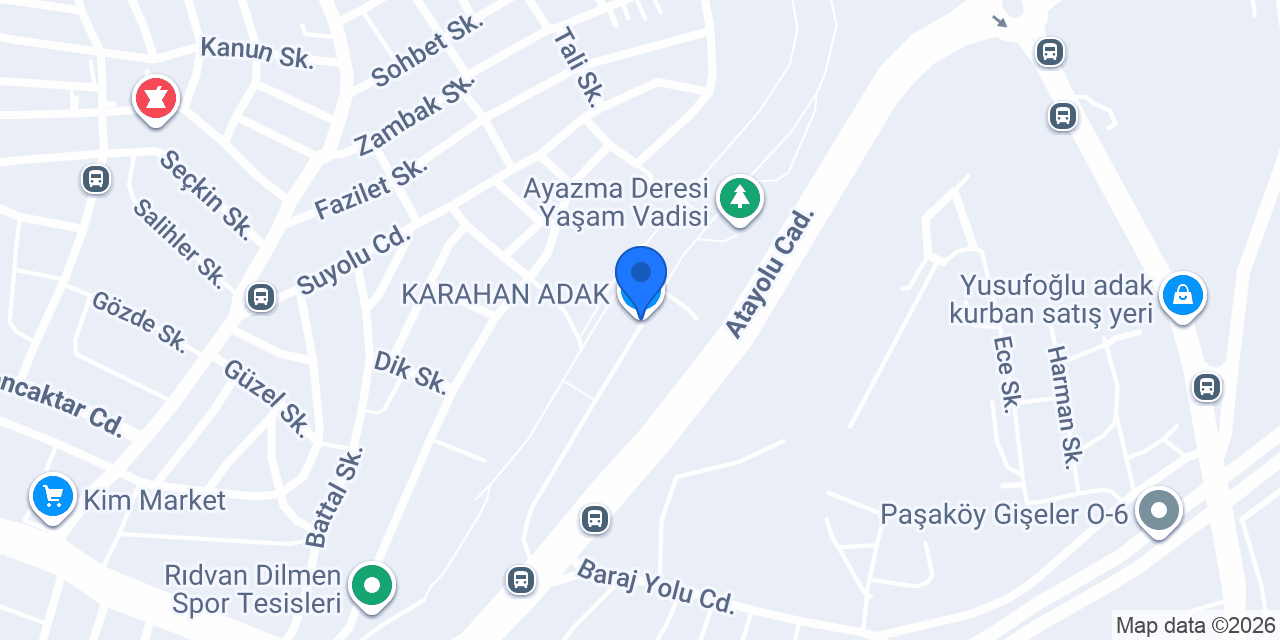 KARAHAN ADAK konumu