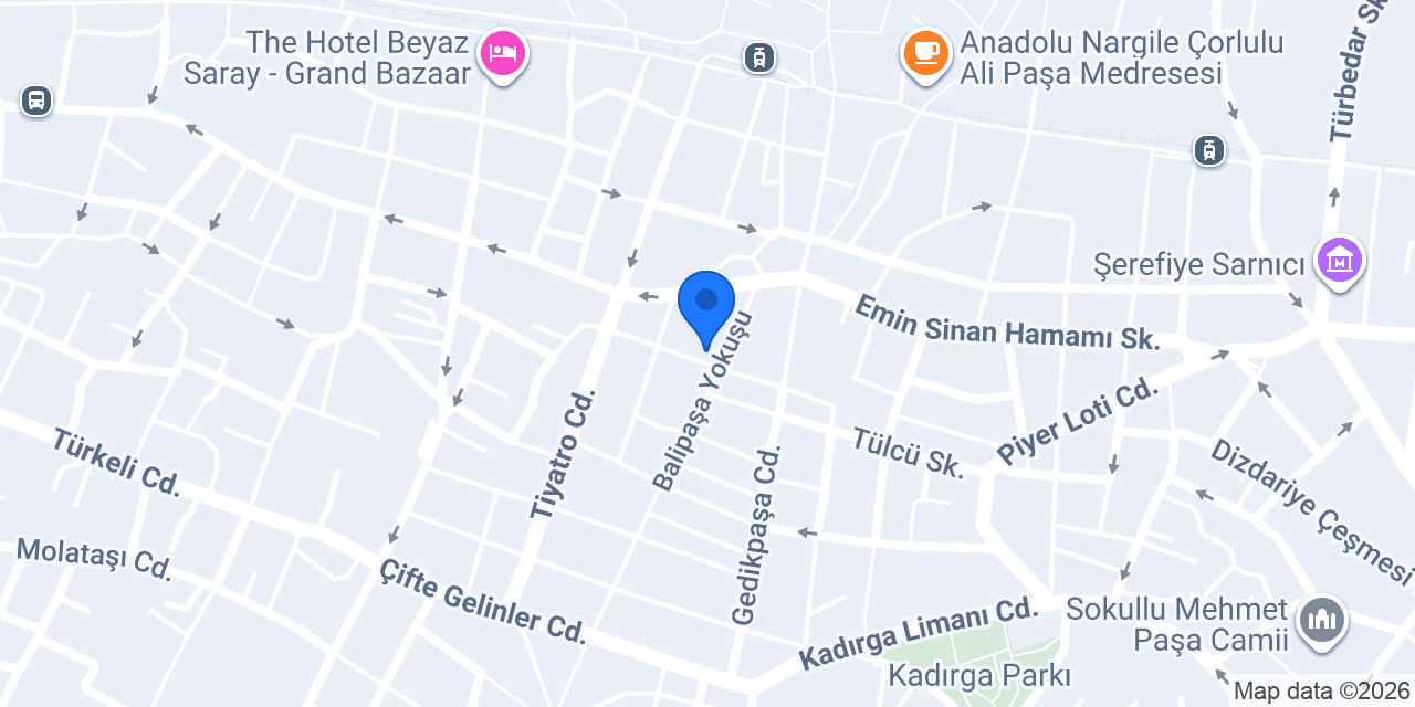 Hotel Grand Bazaar konumu