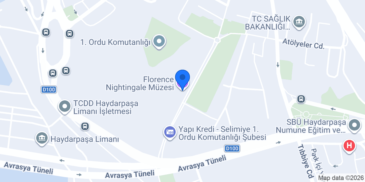 Florence Nightingale Müzesi konumu
