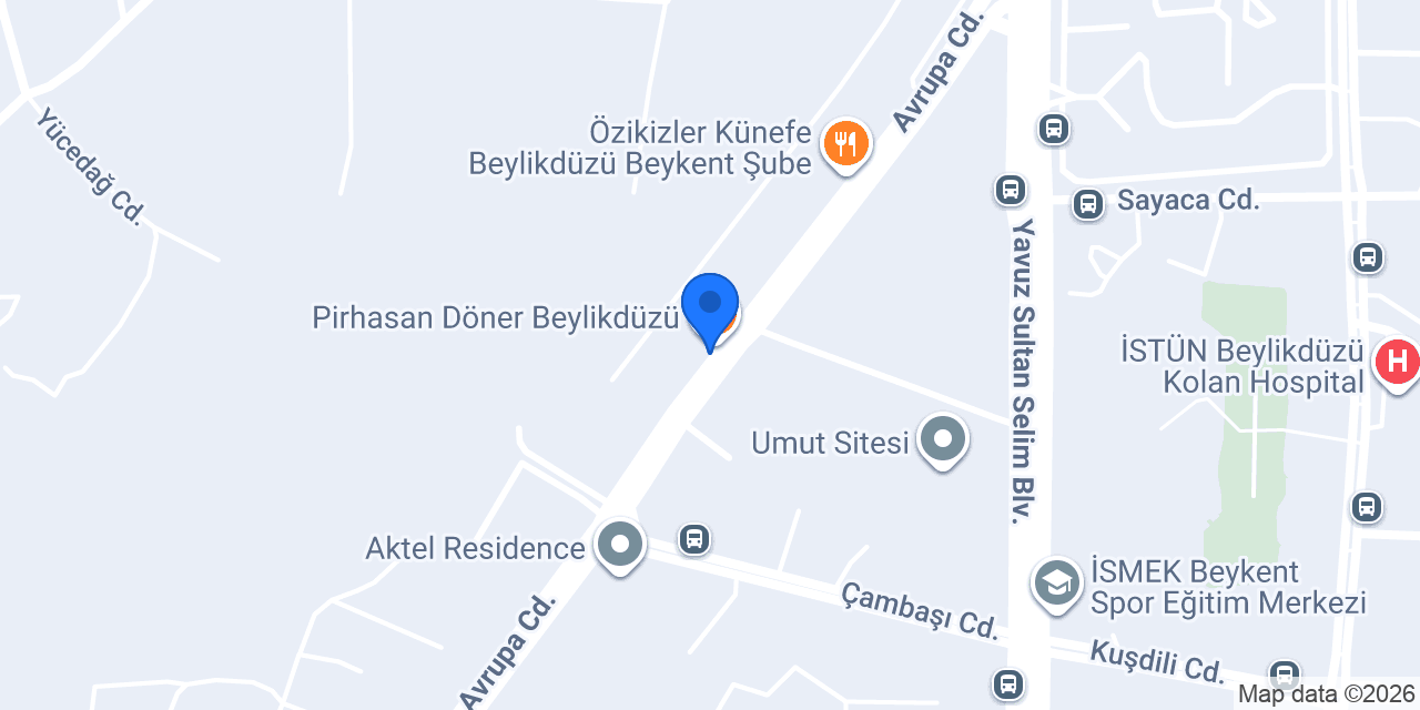 Aksaray Restaurant konumu