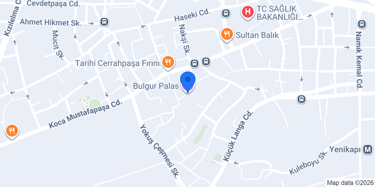 Bulgur Palas konumu