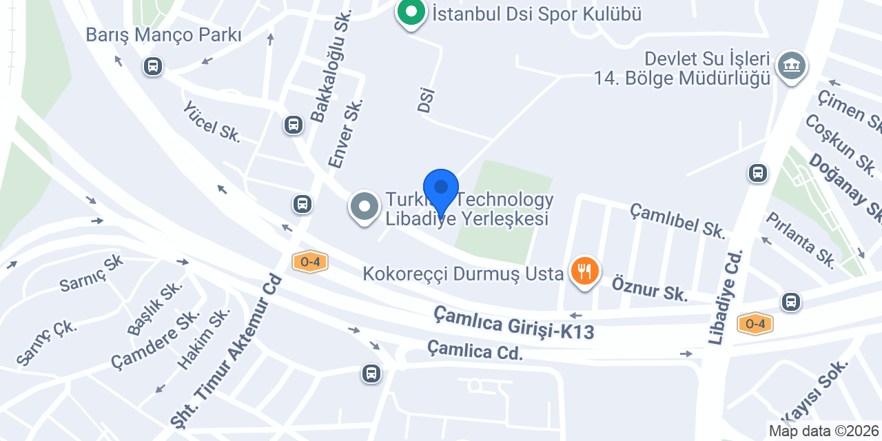 Bilnet Okulları Genel Müdürlük konumu