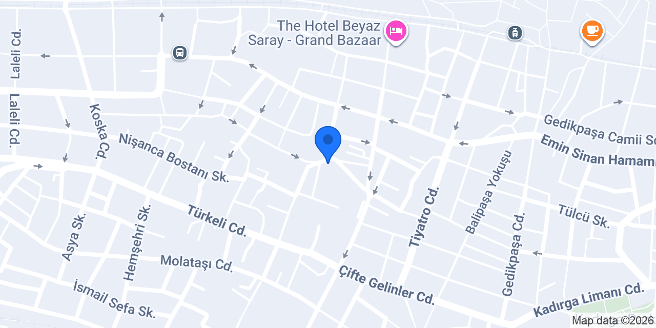 GRAND KYBELE HOTEL konumu
