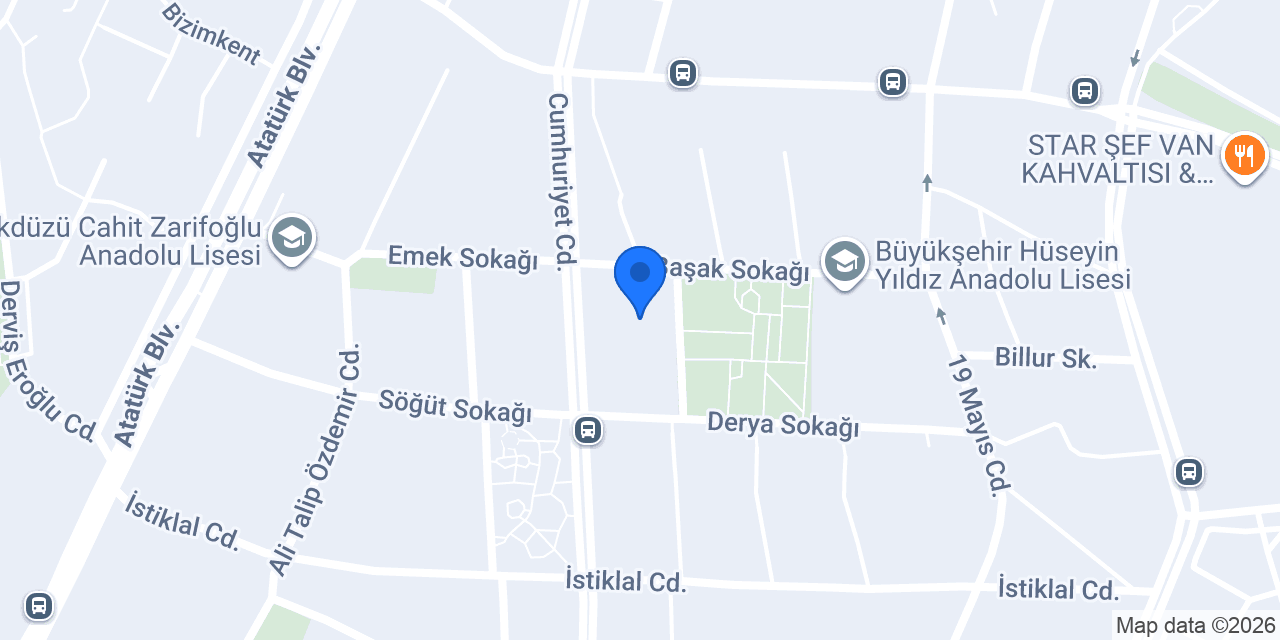 Yılmazer Hukuk Bürosu konumu
