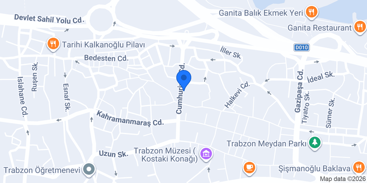 Demirgrand Hotel konumu