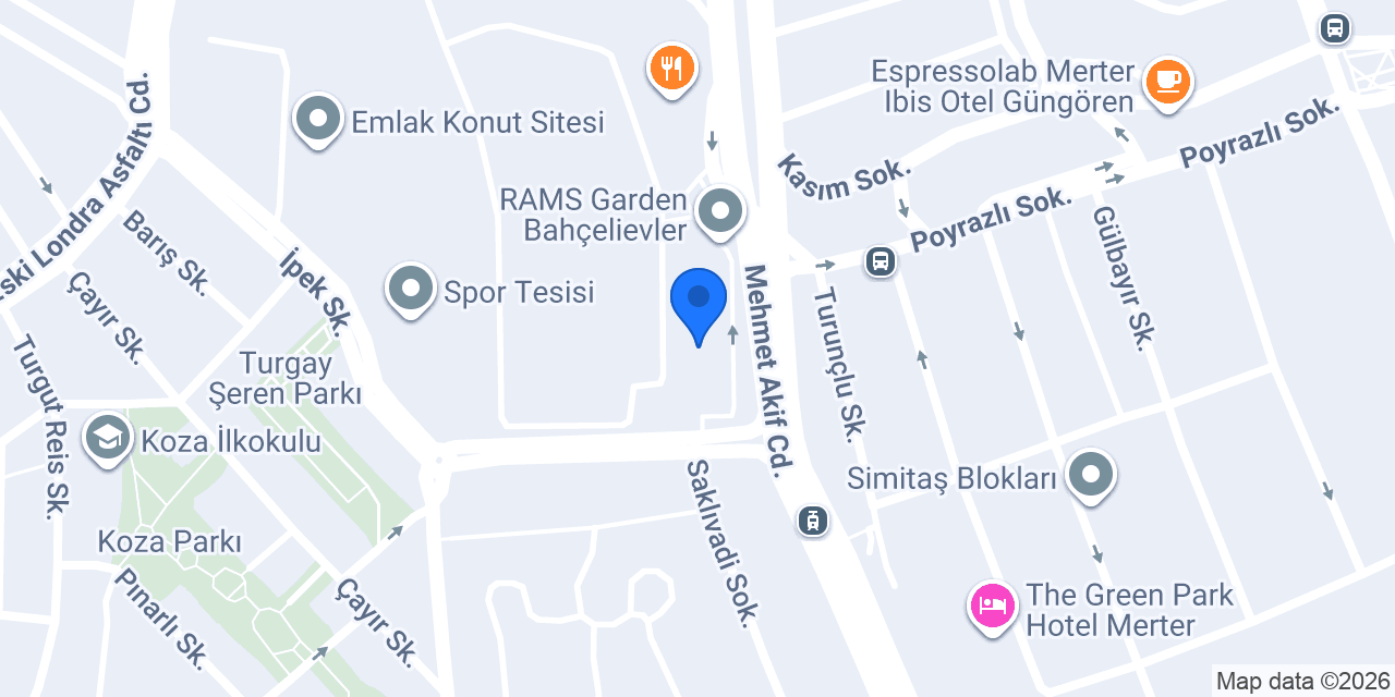 Bonavias Bahçelievler konumu