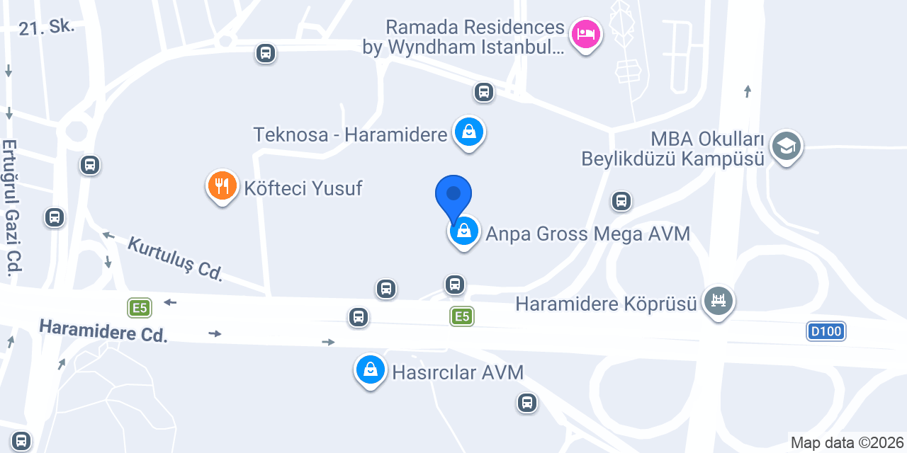Helvacı Ali - Anpa Gross Mega AVM konumu