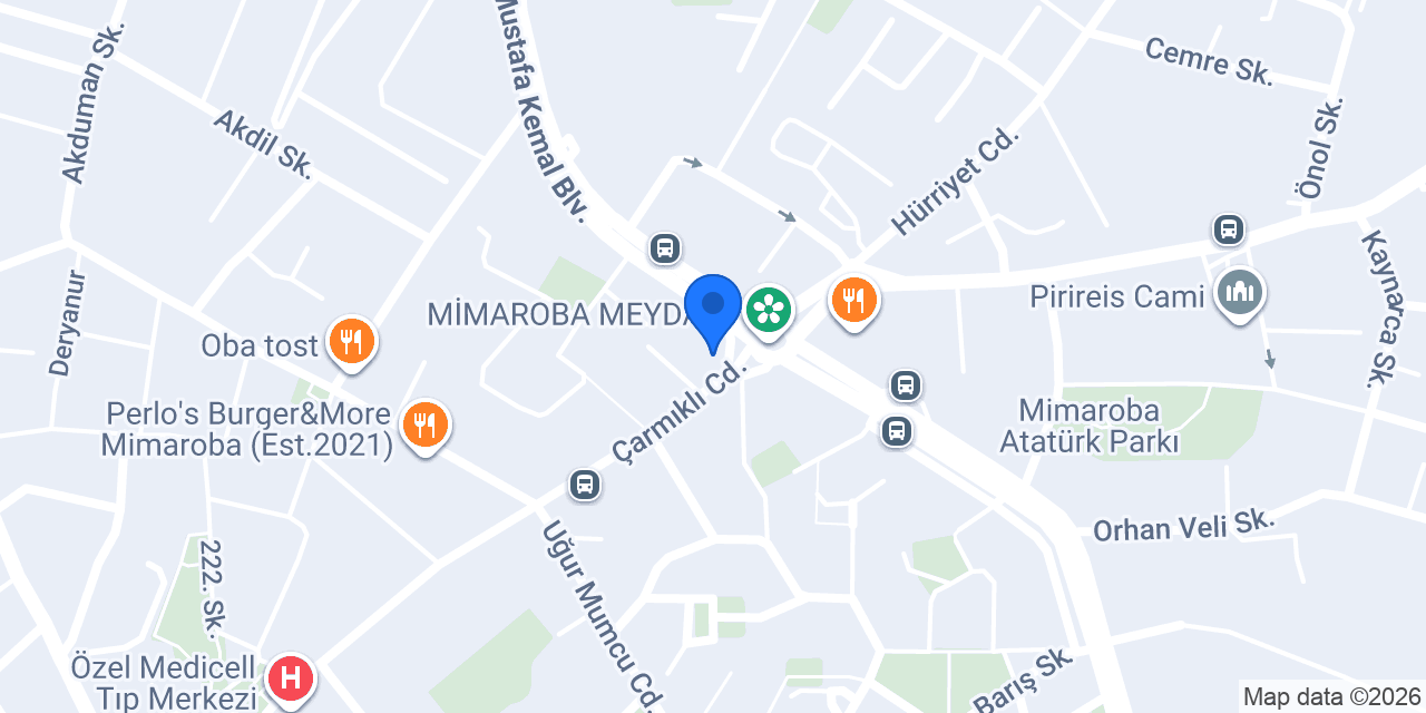 Mimaroba Eczanesi konumu