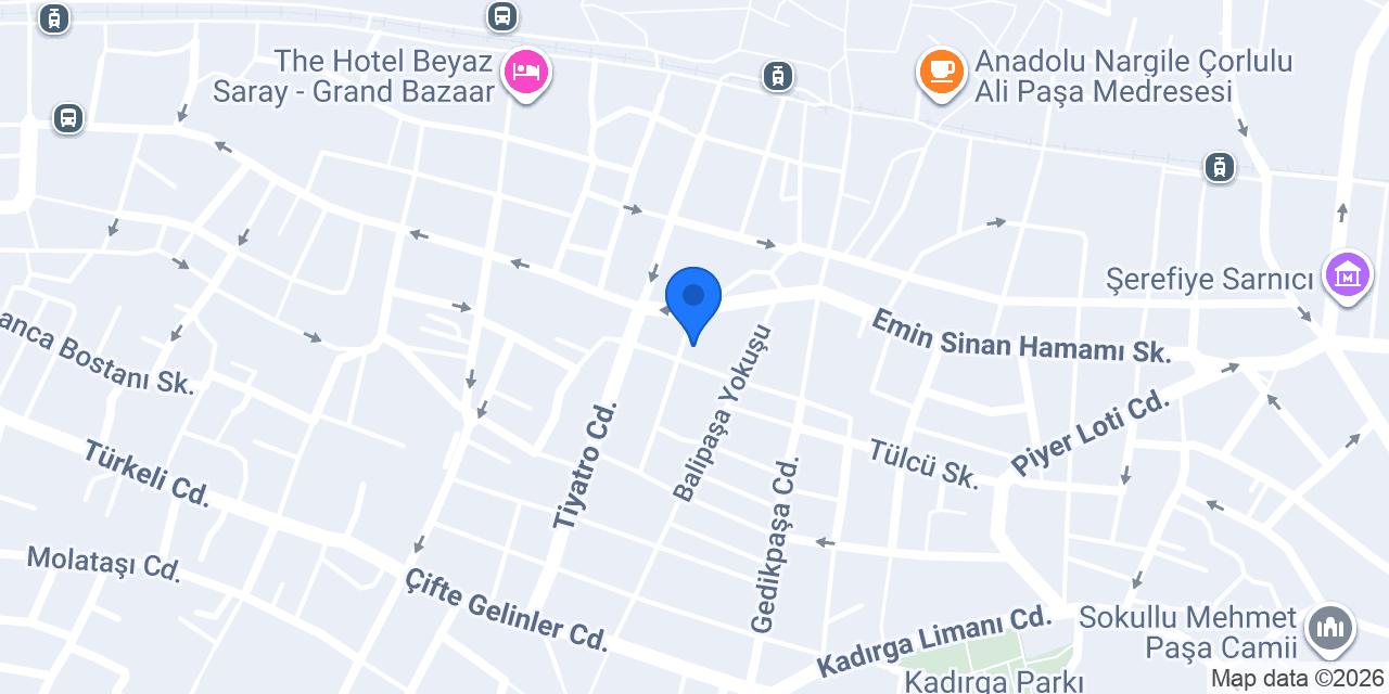 Enderun Hotel Istanbul konumu