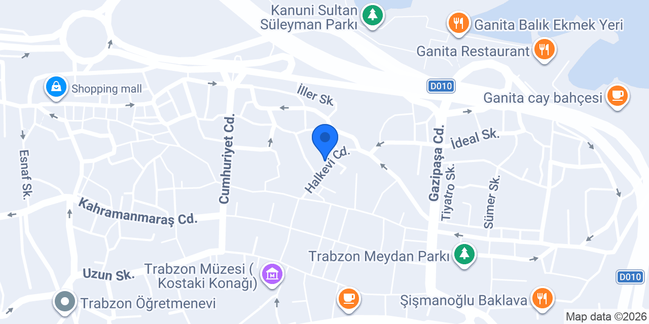 Ortahisar The Point Restaurant konumu