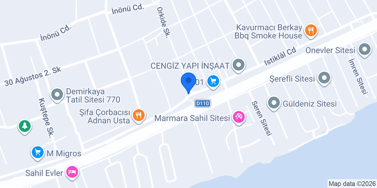 Demir Emlak Yenice konumu