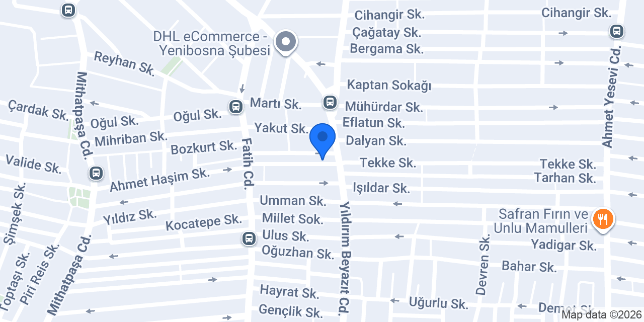 Enes Su Tesisatı konumu