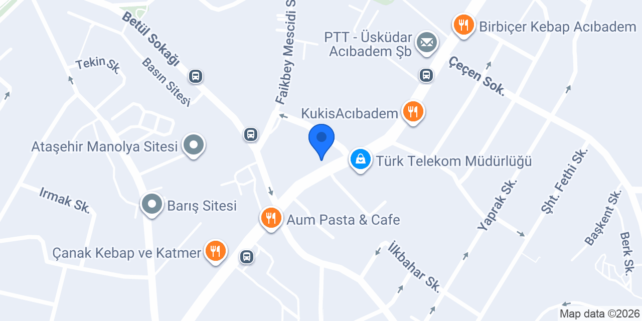Vardarlı Dondurma konumu