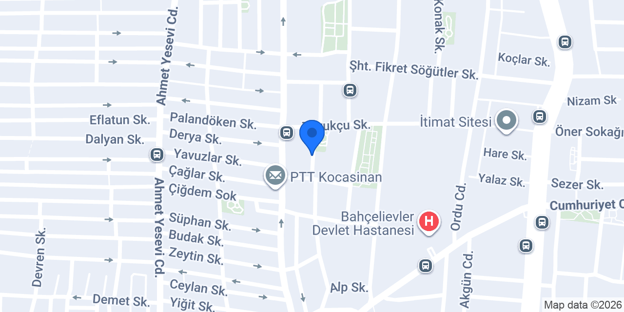 Yılkay otopark konumu