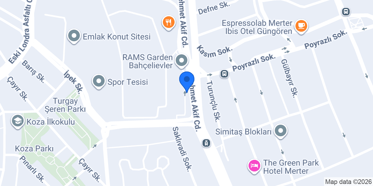 Parla Bakery konumu