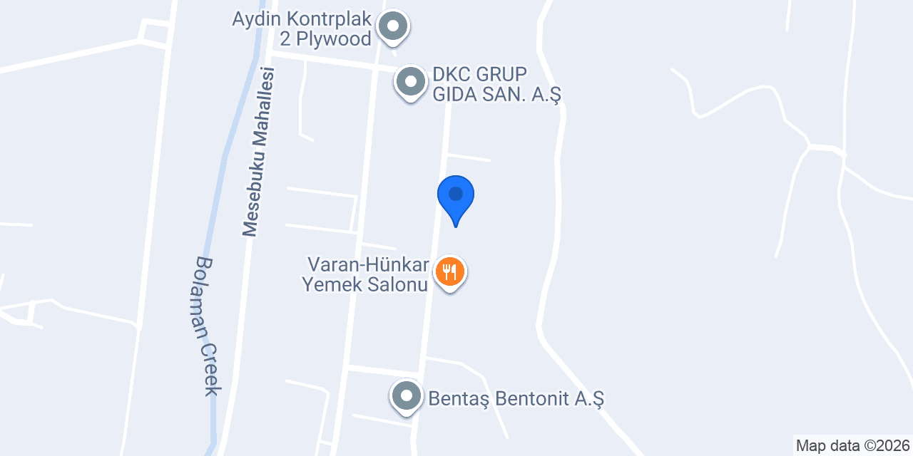 İbişler Tekstil Fatsa Fabrika konumu