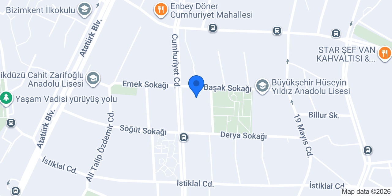 Ünsallar Parke ve Yapı Tasarım konumu