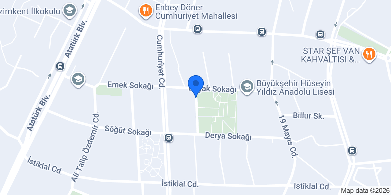 Adıgüzel Elektrik konumu