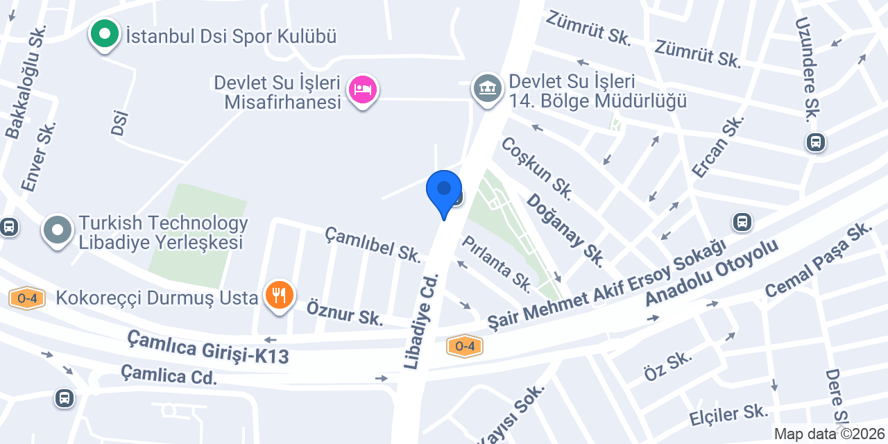 Başkurt Yapı Qua Granite Üsküdar konumu