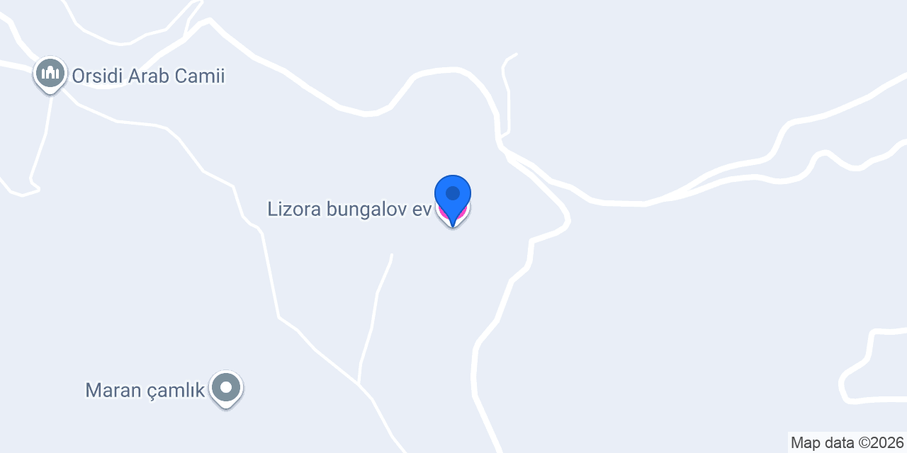 Lizora bungalov ev konumu
