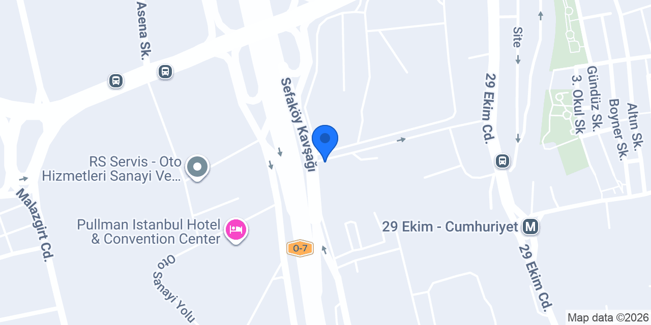 Ayca Otopark konumu