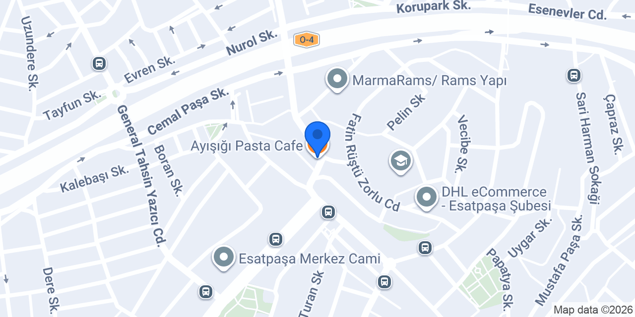 Ayışığı Pasta Cafe konumu