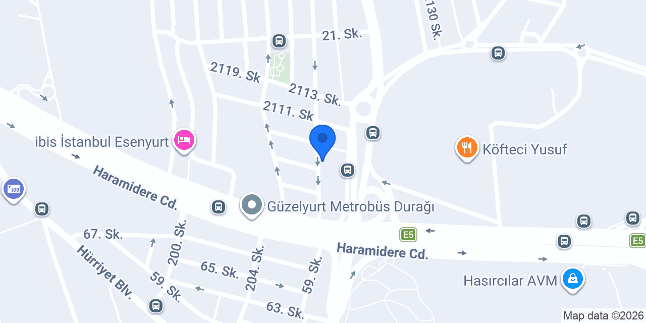 AVM Hukuk Bürosu konumu