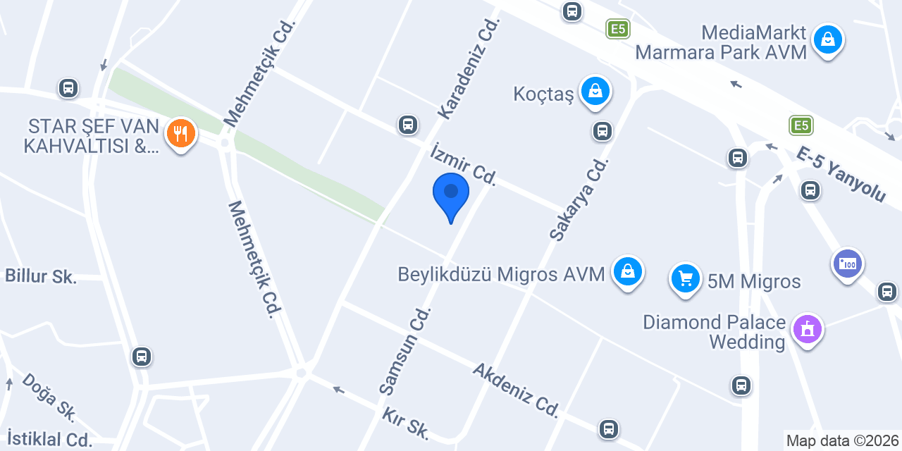 Aslı Serbest Akademi konumu