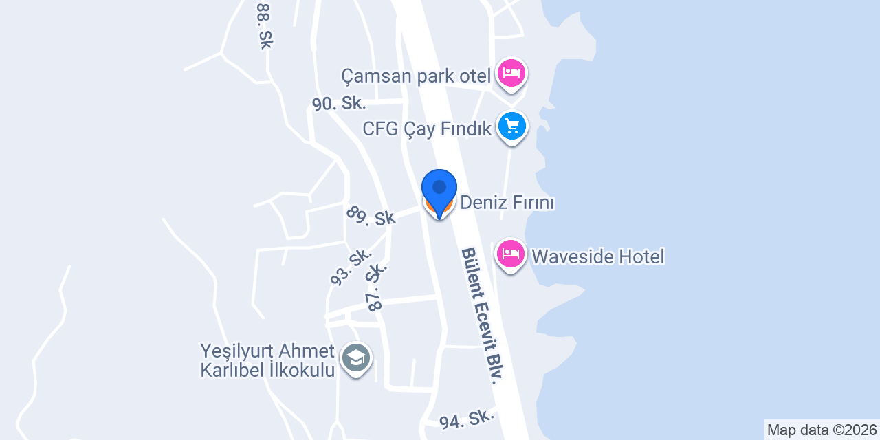 Deniz Fırını konumu