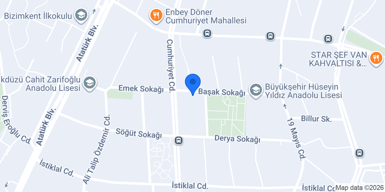 Terzi Sevda Özel Dikim Evi konumu