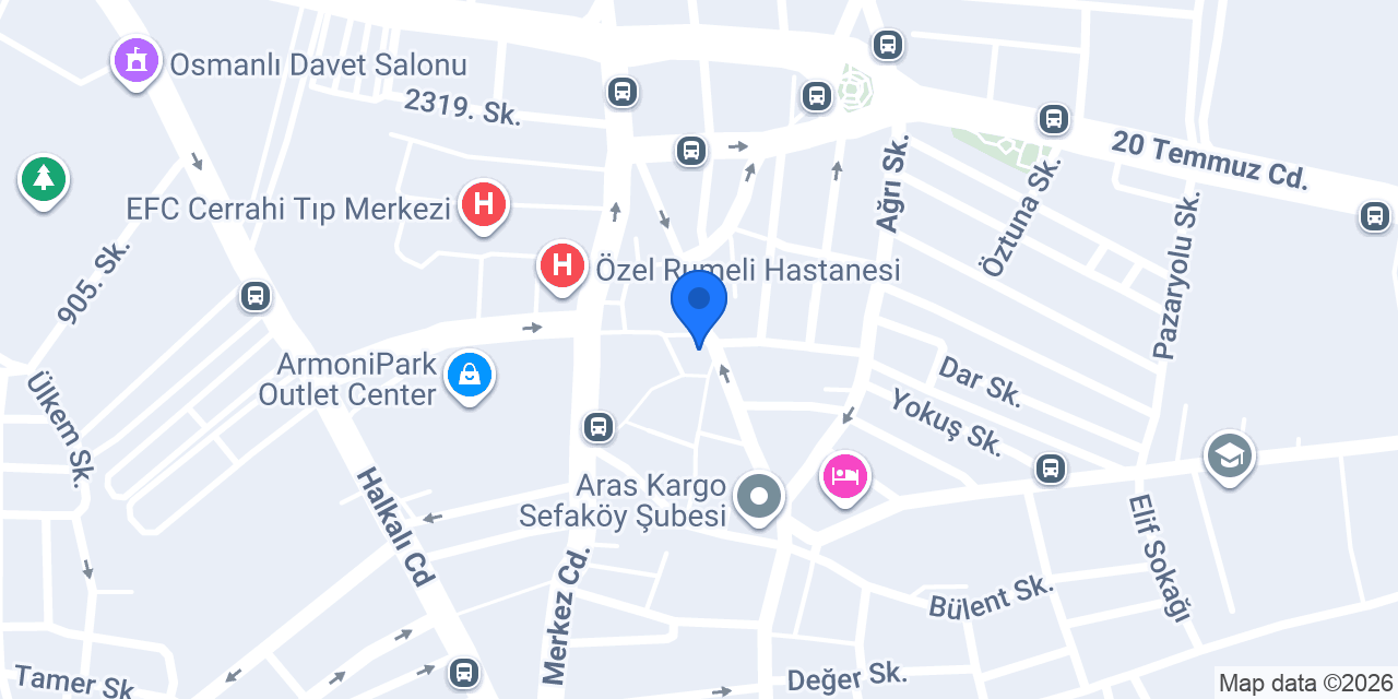 Damatbey Kuaförü konumu