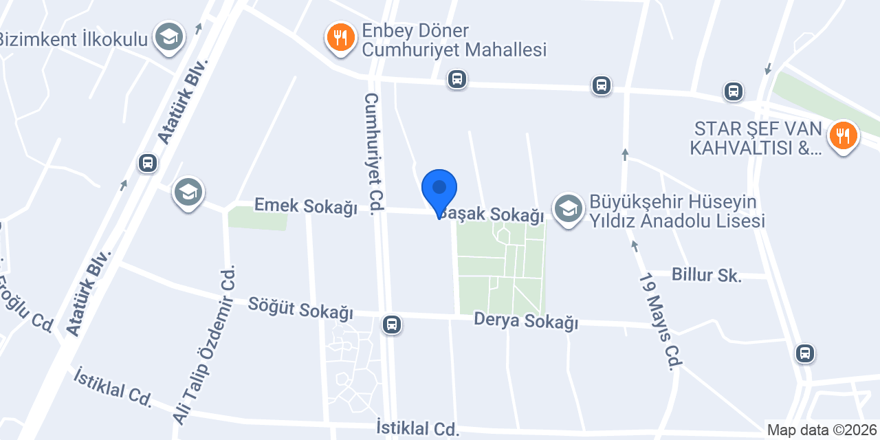 Munzur Tekel Mini Market konumu
