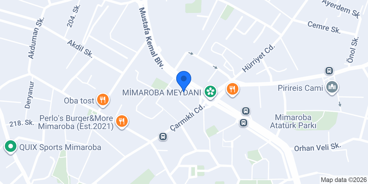 CADDE MATBAA konumu