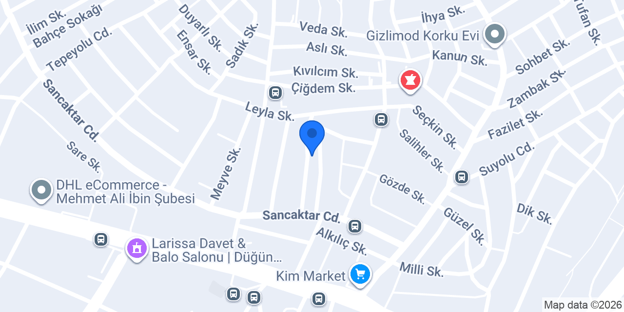 NİRVA Mobilya Dekorasyon konumu