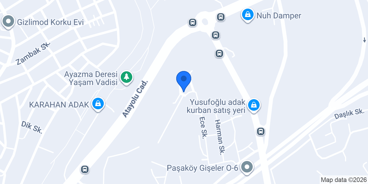 Cengiz besi ve adak konumu