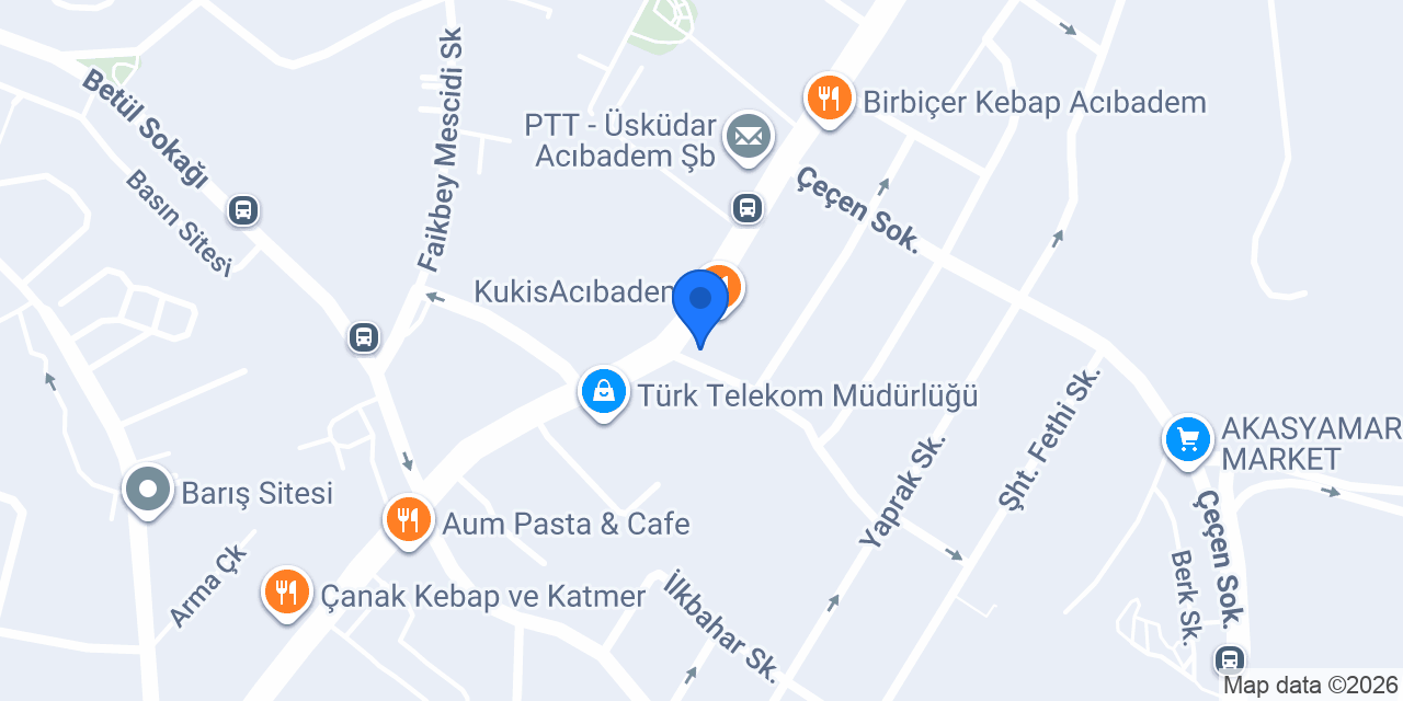 DHL eCommerce - Acıbadem Şubesi konumu
