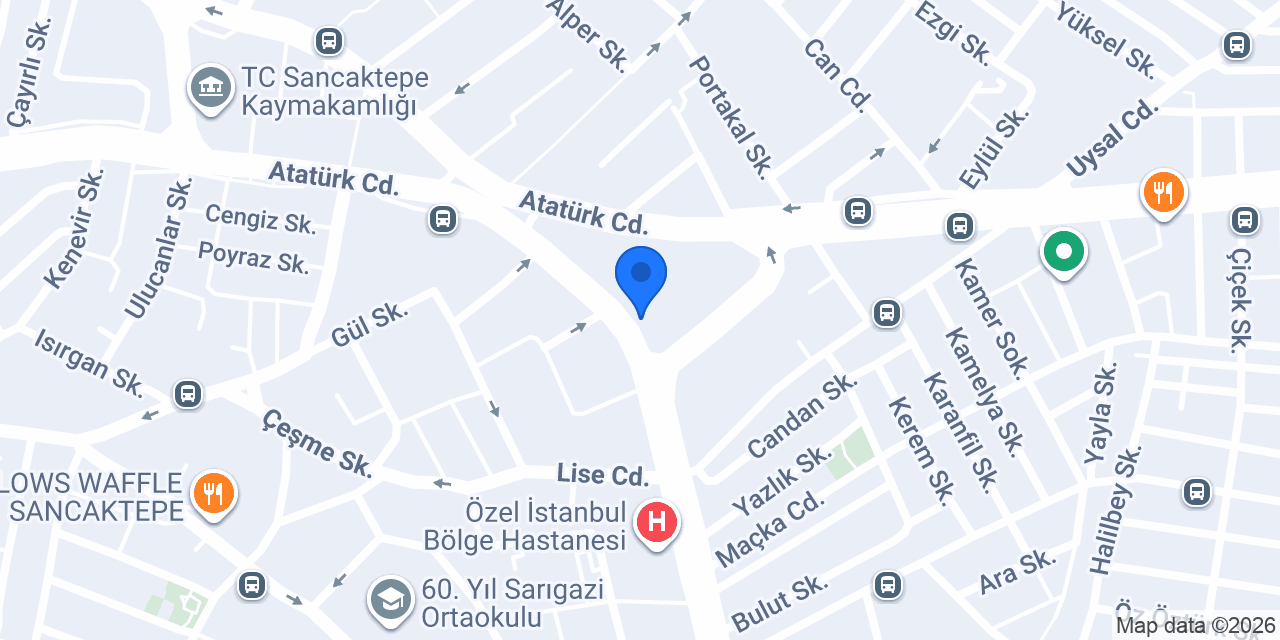 Sarıgazi Eczanesi konumu