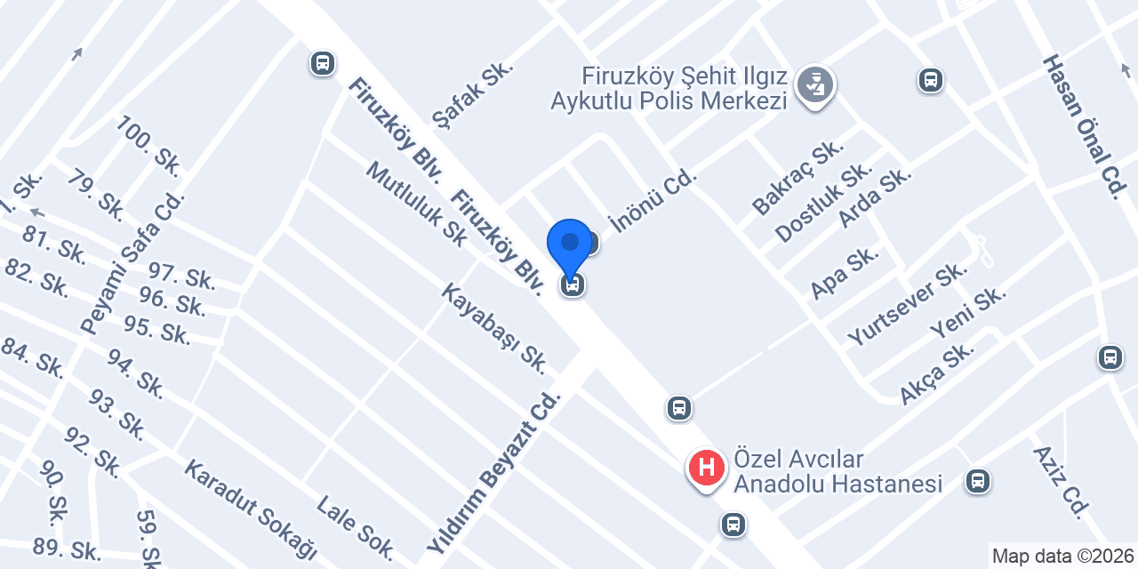 ETİLİ SERAMİK AVCILAR konumu