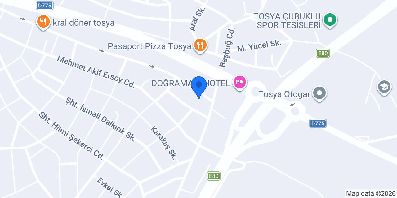 Oses Çiğ Köfte konumu