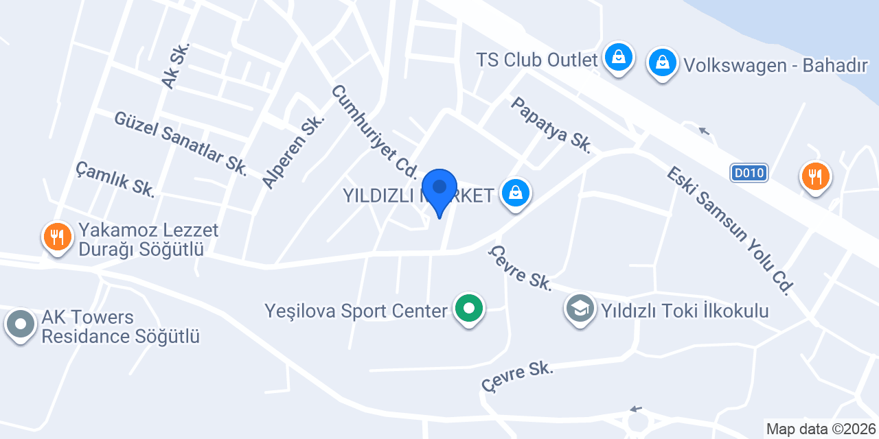 Yıldızlı Pide & Köfte konumu
