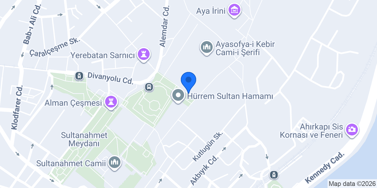 Sebil Cafe Sultanahmet konumu