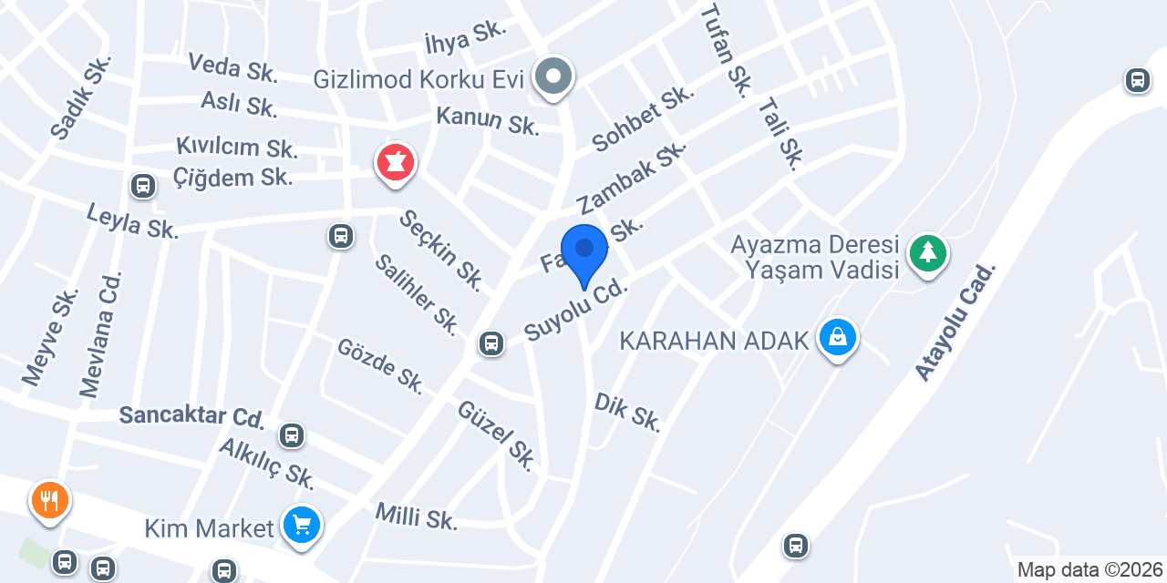çam Dondurma konumu