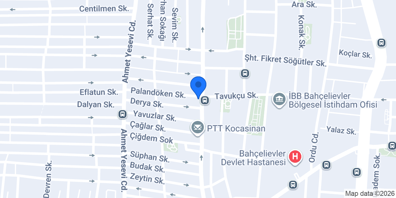 Altın Damak Künefe konumu