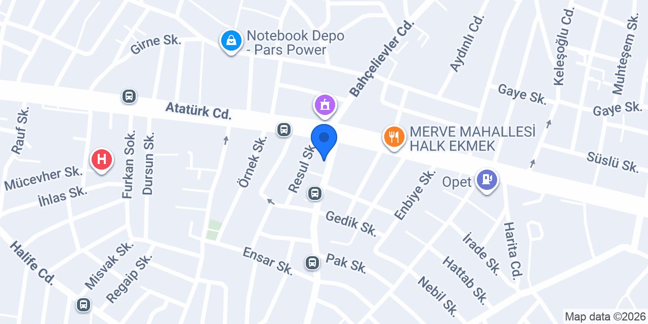 Pınar Pide&Börek salonu konumu