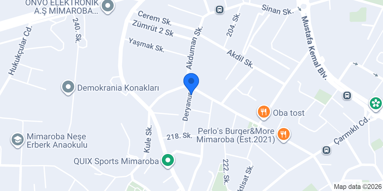 Sanatsal işler Mimaroba konumu